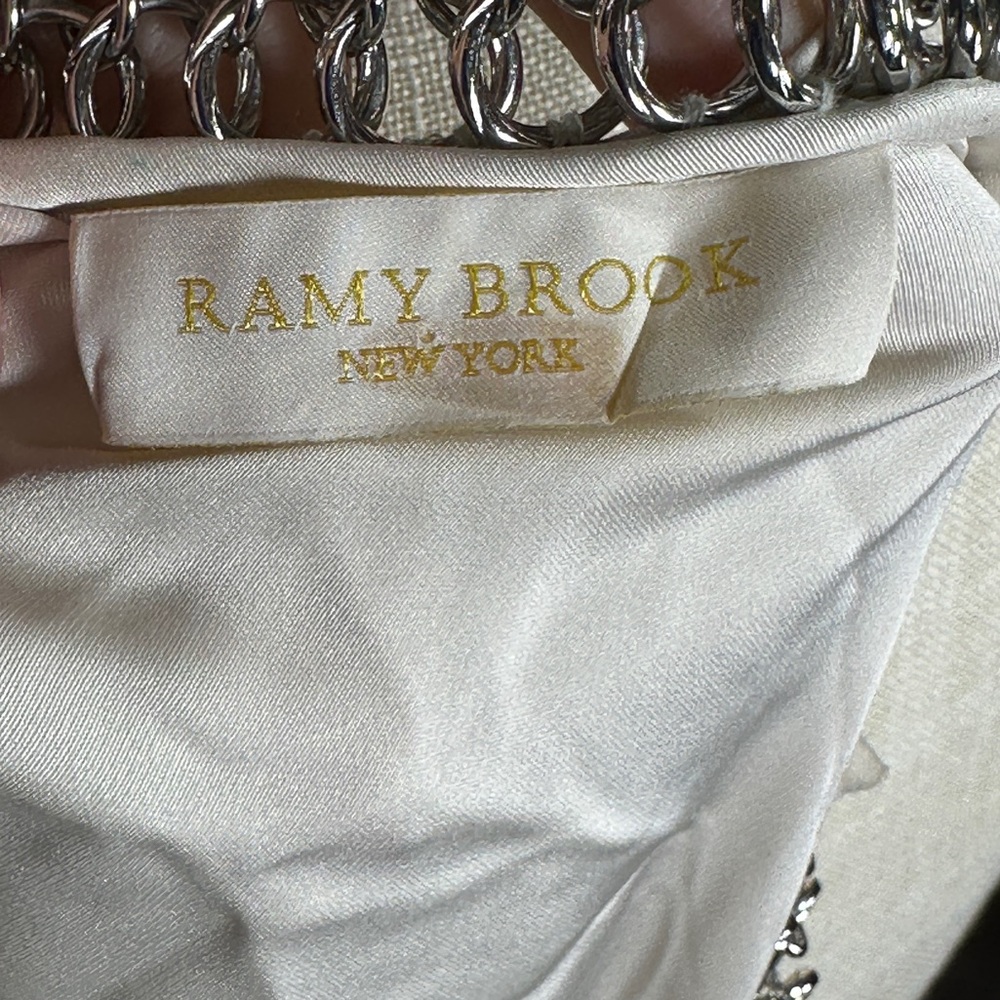 Ramy Brook Women's Claire Long Sleeve Chain Detail Top - Picture 7 of 11